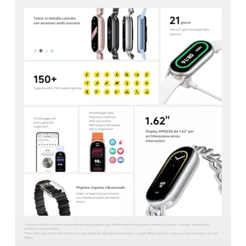 Náramok na sledovanie aktivity Xiaomi Smart Band 9