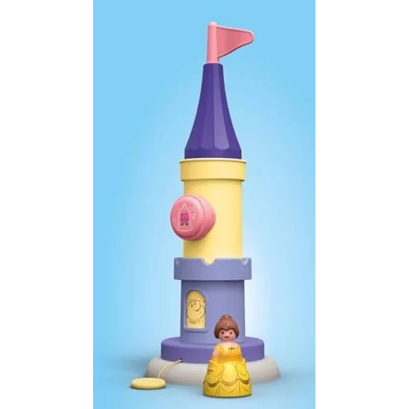 PLAYMOBIL JUNIOR & Disney: Belles hracia veža so zvukom | hracia sada pre deti 1-3