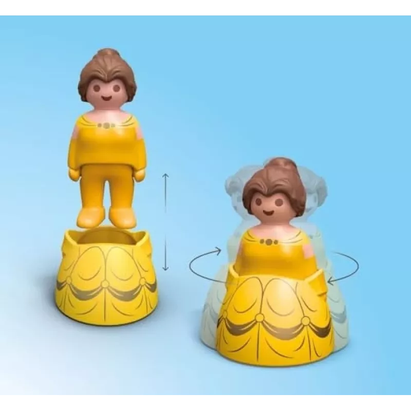 PLAYMOBIL JUNIOR & Disney: Belles hracia veža so zvukom | hracia sada pre deti 1-3