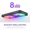 NZXT F280 RGB Core 140mm ARGB PWM 2-balík čierna