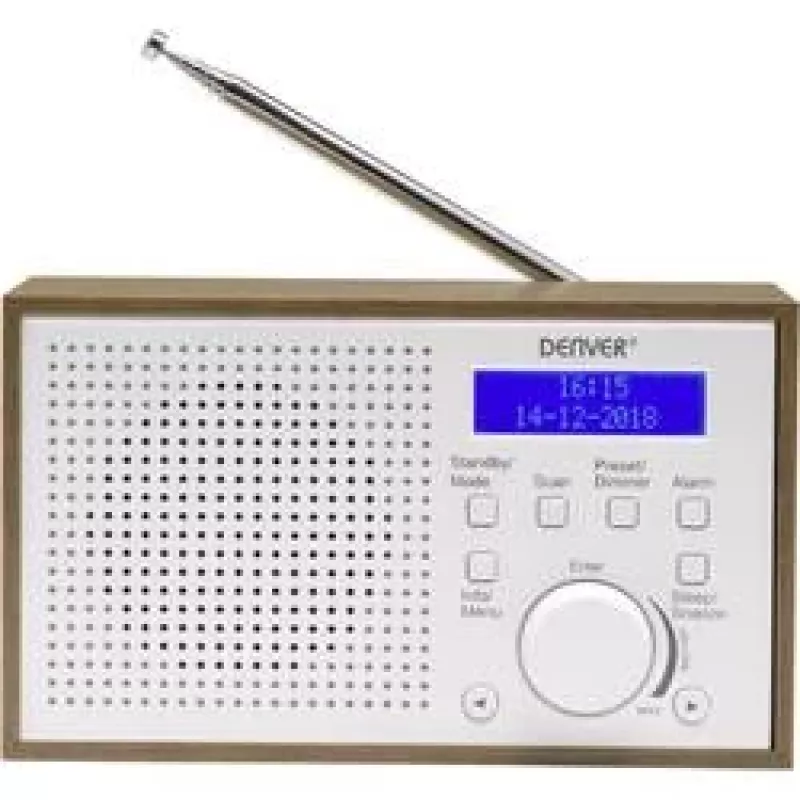 Denver DAB-46 prenosné rádio DAB, biele