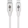 Goobay | Lightning - USB-C USB nabíjací a synchronizačný kábel | USB-C na Lightning Apple Lightning samec (8-pin) | USB-C samec