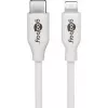 Goobay 39446 USB kábel USB 2.0 USB-C konektor samec Apple Lightning konektor samec 1 m