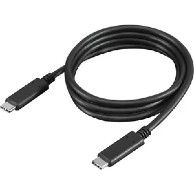 Lenovo 4X90U90619 USB kábel USB 3.2 Gen 2 (3.1 Gen 2) 1 m USB C čierny