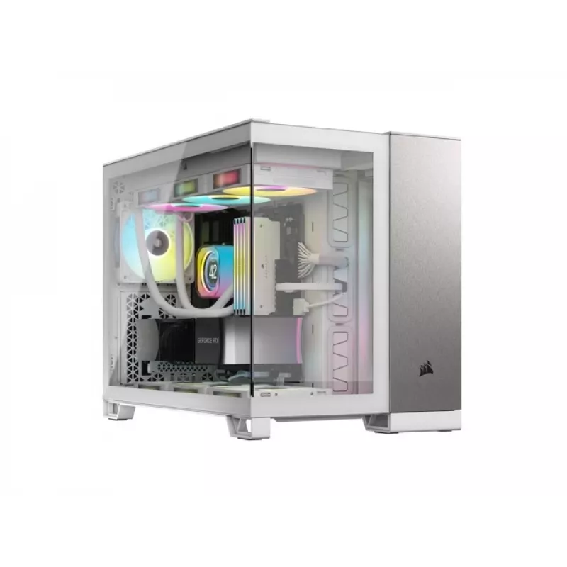 PC skriňa Corsair CC-9011289-WW Midi-Tower sivá, biela