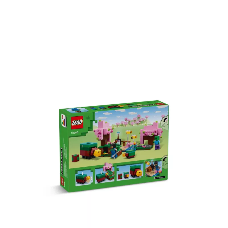 Lego 21260 Minecraft Cherry Blossom Garden set
