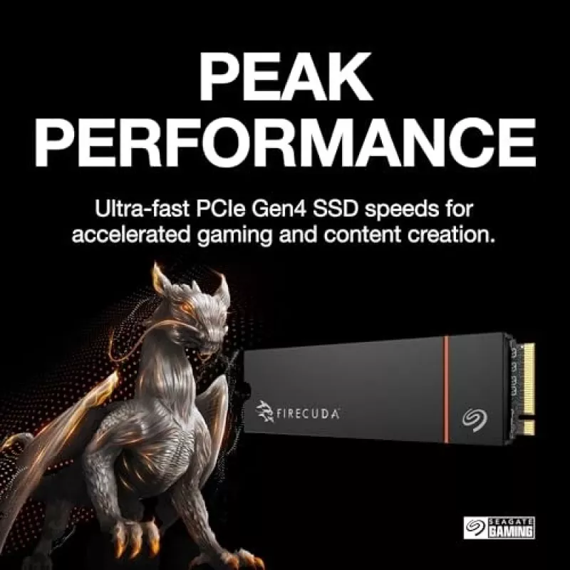 Seagate FireCuda ZP1000GM3A073 interný SSD disk 1 TB M.2 PCI Express 4.0 NVMe 3D TLC