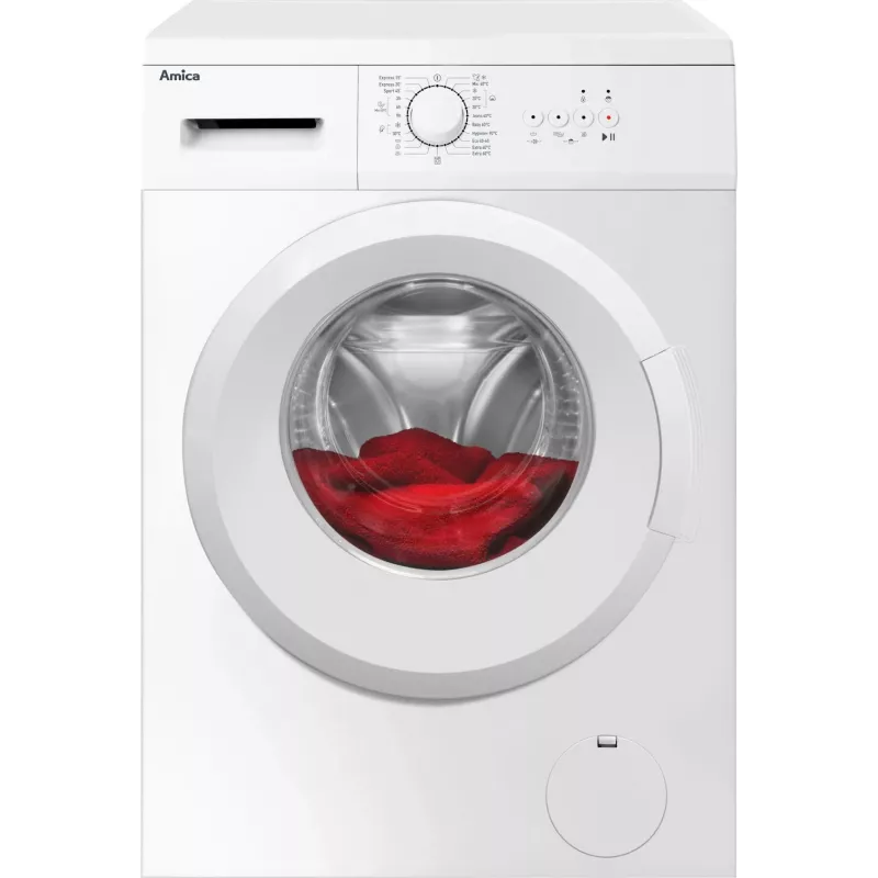 Amica WA0S610DO práčka s predným plnením, 6 kg, 1000 ot./min., biela