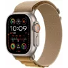 Apple Watch Ultra 2 GPS + Cellular 49mm prírodné titánové puzdro s Tan Alpine remienkom – Medium (MX4F3FD/A)