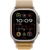 Apple Watch Ultra 2 GPS + Cellular 49mm prírodné titánové puzdro s Tan Alpine remienkom – Medium (MX4F3FD/A)
