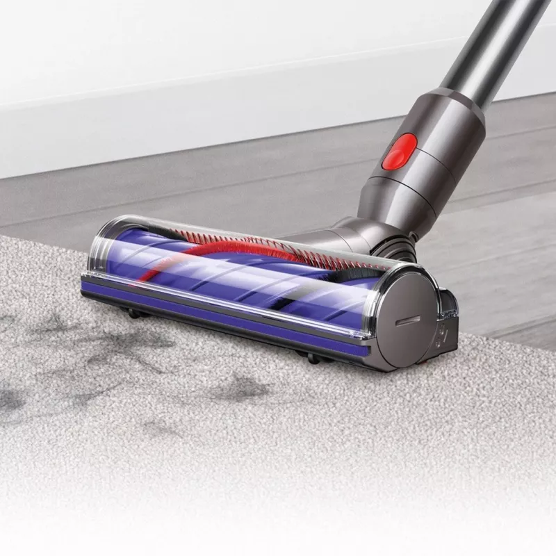 Dyson V8 Advanced 2-in-1 akumulátorový vysávač, bez vrecka, nikel, strieborná