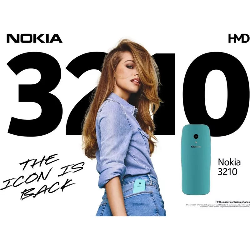 Nokia 3210 6,1 cm (2.4) modrý funkčný telefón (1GF025CPJ2L06)