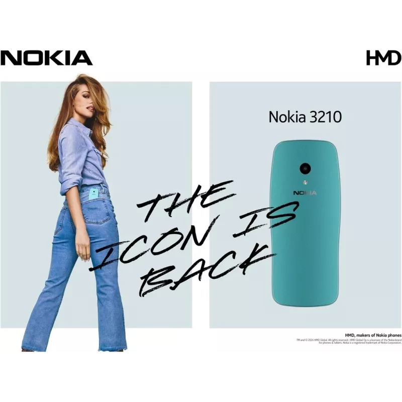 Nokia 3210 6,1 cm (2.4) modrý funkčný telefón (1GF025CPJ2L06)