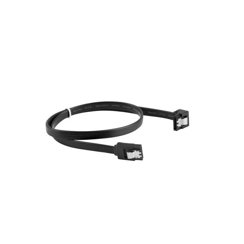 SATA III kábel LANBERG CA-SASA-13CU-0050-BK 0,5 m, SATA 7-pin na 7-pin, 6 Gbit/s, čierny