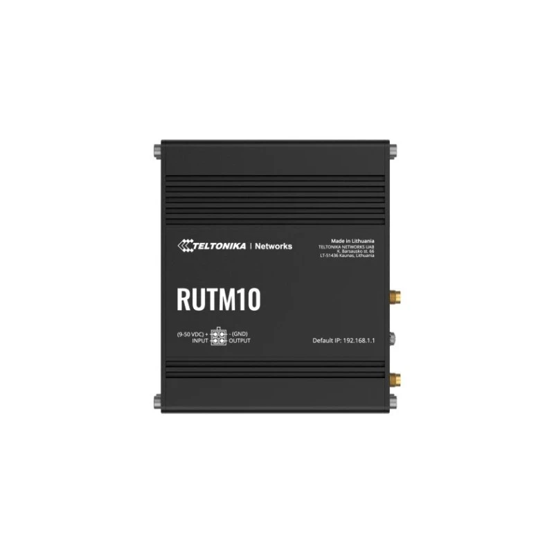 Teltonika RUTM10 Bezdrôtový router Gigabit Ethernet Dual-Band (2,4 GHz / 5 GHz) čierny