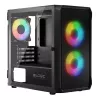 Počítačová skriňa Logic Concept Portos Mini ARGB Micro ATX čierna