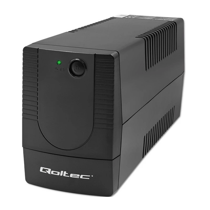 Qoltec 53772 UPS (záložný zdroj) Line-Interactive 0,65 kVA 360 W 1 AC výstup