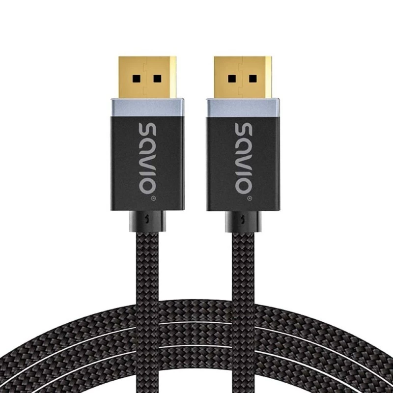 SAVIO DISPLAYPORT (M) - DISPLAYPORT (M) KÁBEL, V1.4, 3 m, CL-176