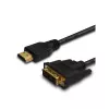Savio CL-139 kábel a adaptér video 1,8 m DVI-A HDMI Type-A (Standard) čierny