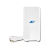 Qoltec 57013 všesmerová 4G LTE vnútorná anténa, 2x SMA, 0,6-2,7 GHz, 30 dBi, vertikálna polarizácia, 50 Ω, biely ABS