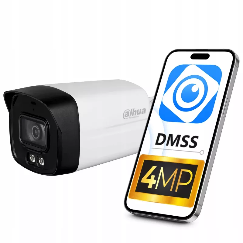 Dahua Technology 4MP Entry Smart Dual Light pevná ohnisková bullet sieťová kamera