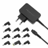 Univerzálny napájací zdroj QOLTEC 52414 65W s 10 vymeniteľnými konektormi