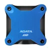 Externý SSD ADATA SD620 512 GB, USB 3.2 Gen 2 Micro-USB B, modrý, silikónové puzdro, nárazuvzdorný