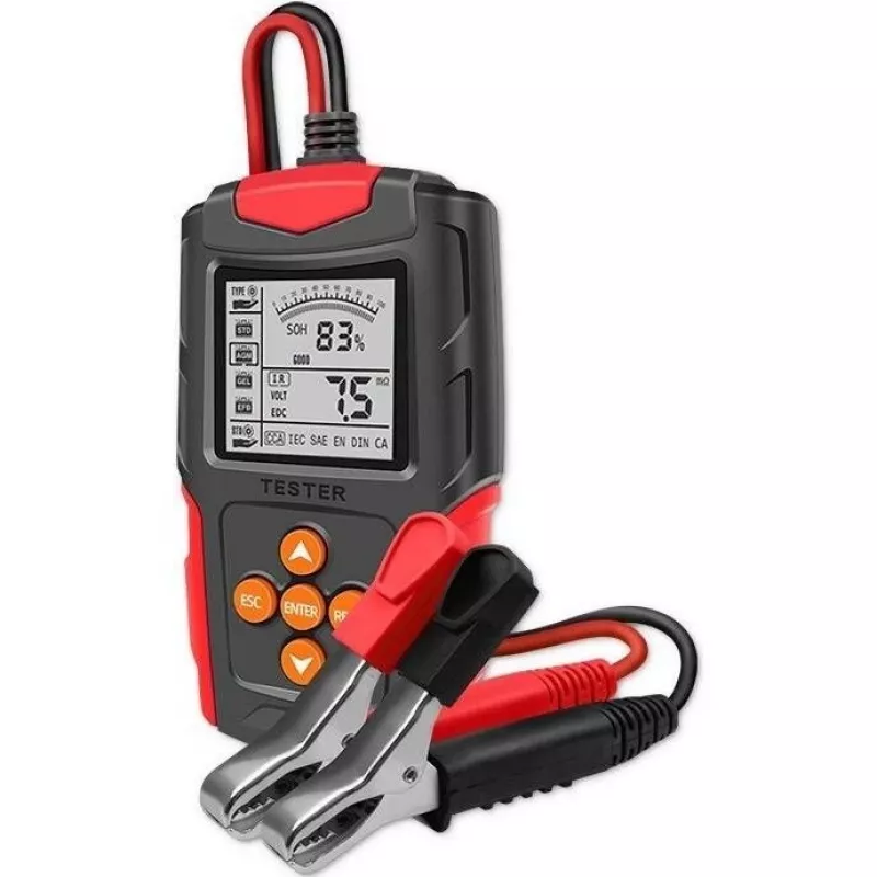 Qoltec 52484 LCD digitálny tester batérií | 12V | 24V | 3Ah-200Ah