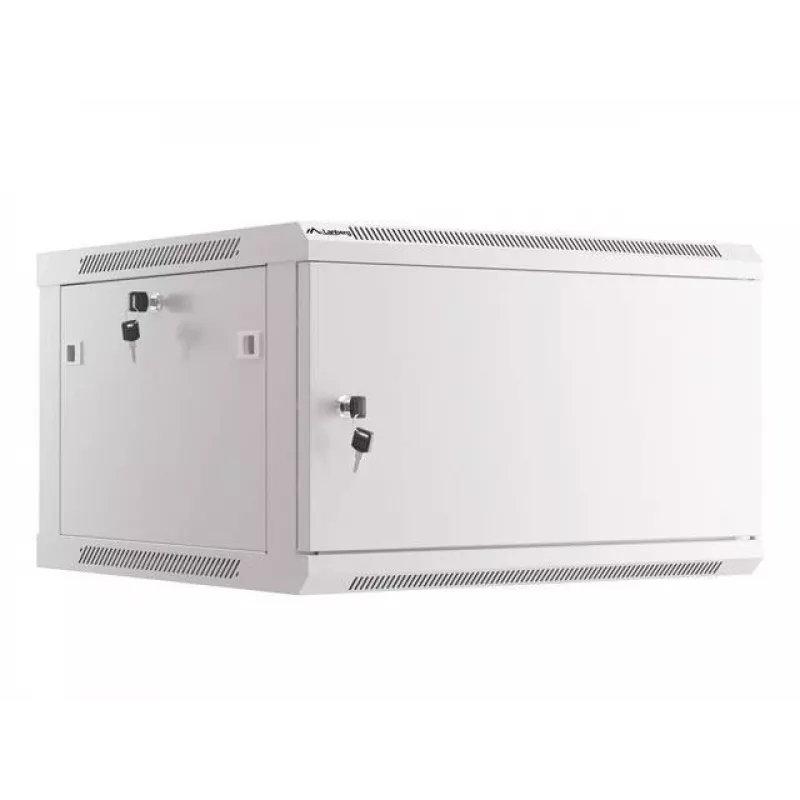 Nástenný rack Lanberg WF01-6606-00S 6U sivá 60 kg kapacita
