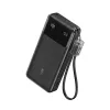 Powerbanka s USB-C káblom 20000 mAh 30W čierna