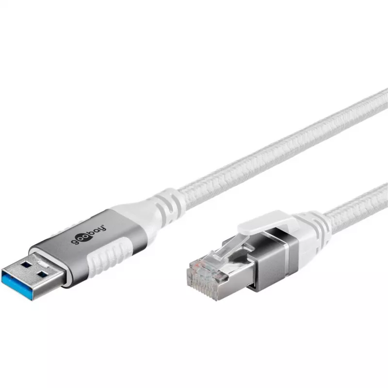 Goobay 74159 – sieťový adaptérový kábel USB 3.0 Type-A Gigabit Ethernet 2 m – sieťová karta – 1 000 Mbit/s (74159)