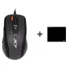 Herná myš A4Tech X-7120 USB Type-A obojručná 2000 DPI, 3 ms, káblová, čierna