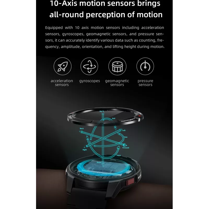 Smartwatch MiBro GS Active strieborná