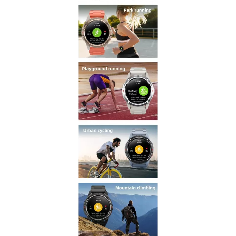 Smartwatch MiBro GS Active strieborná