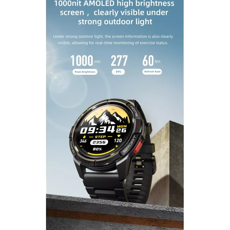 Mibro GS Active smartwatch (čierna)