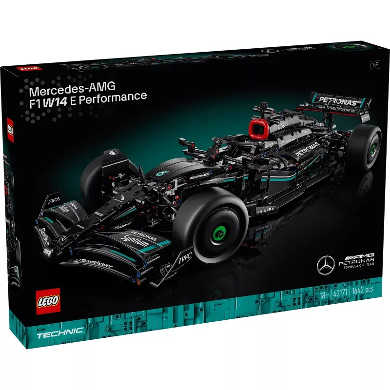 LEGO Technic 42171 Mercedes-AMG F1 W14 E Performance, mierka 1:8, 1642 dielikov, 18+