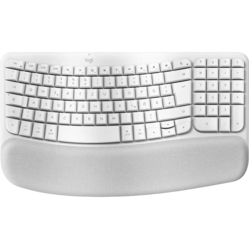 Logitech Wave Keys pre Mac klávesnica QWERTZ nemecká biela