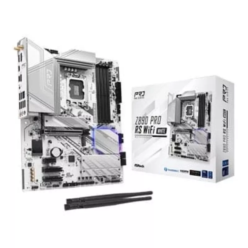 Základná doska ASRock Z890 Pro RS WiFi White Intel Z890 LGA 1851 ATX