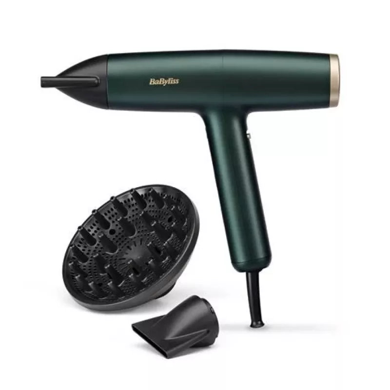BaByliss Air Power Pro fén na vlasy 1700 W zlatá, zelená