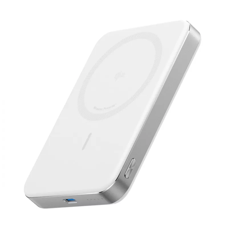 Anker MagGo Power Bank 10K magnetická bezdrôtová biela, biela