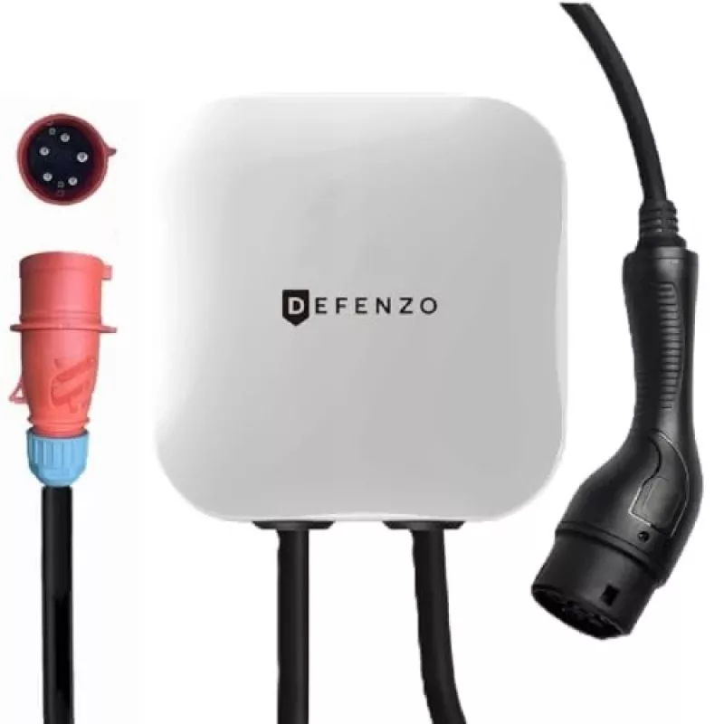 Wallbox DEFENZO Home AC11 DEF1016 11 kW jednofázová EV nabíjacia stanica, Type 2, 16 A, IP54