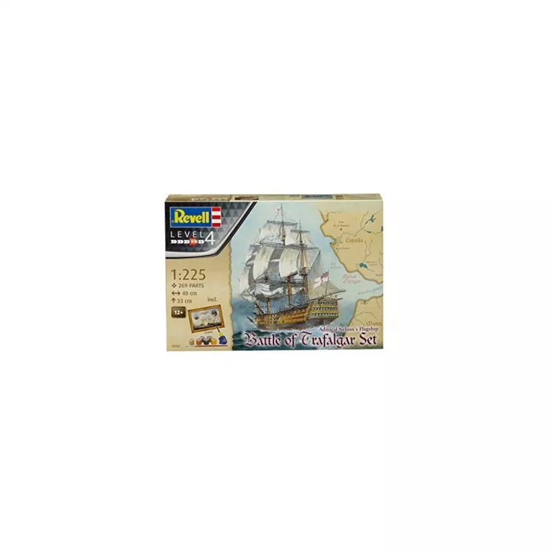 Revell modelová stavebnica HMS Victory Trafalgar darčeková sada v mierke 1/225
