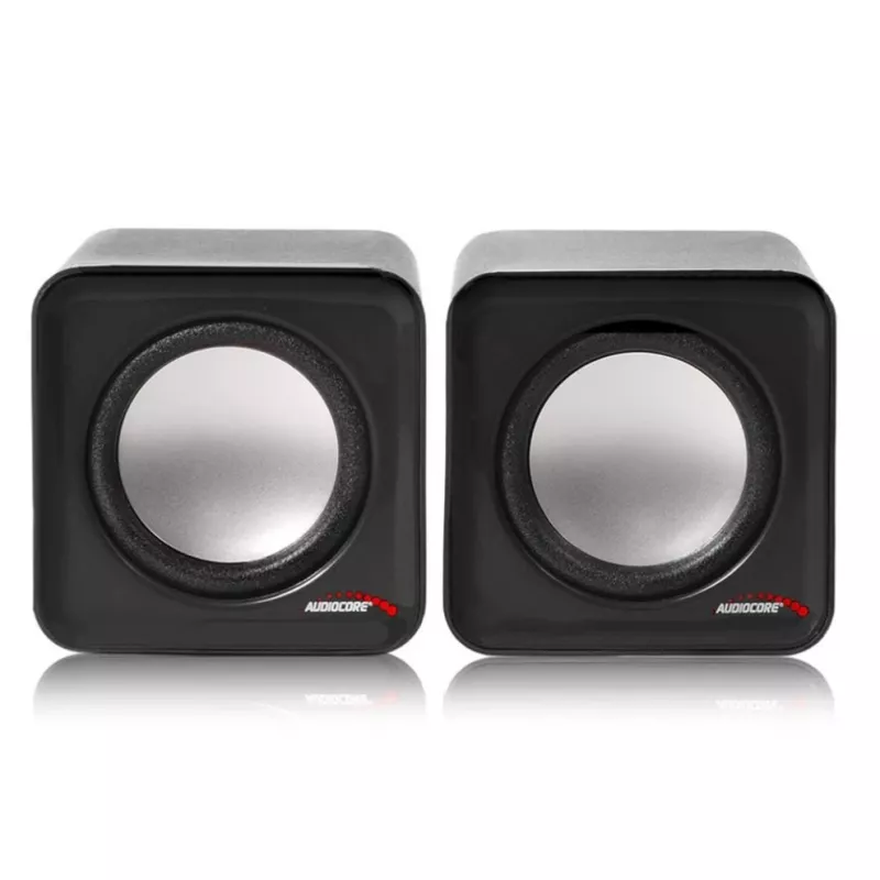 2-pásmový PC reproduktor Audiocore AC870 B — 3 W RMS, káblové USB napájanie, 3,5 mm vstup, 2.0 kanály