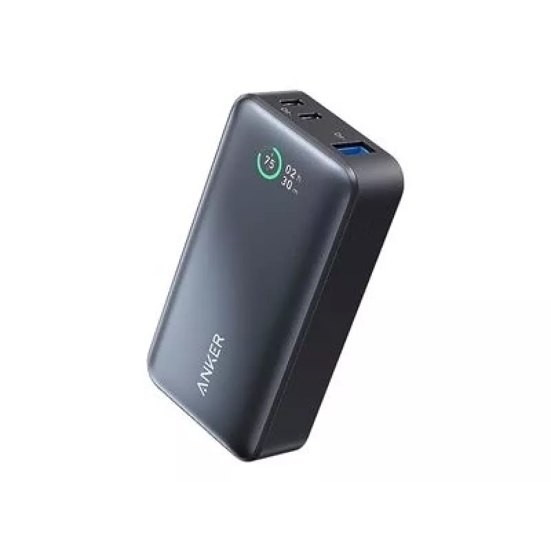 Anker PowerCore 533 - powerbanka - 10000 mAh - 30 watt - 3 A (24 pin USB-C) - čierna (A1256G12)