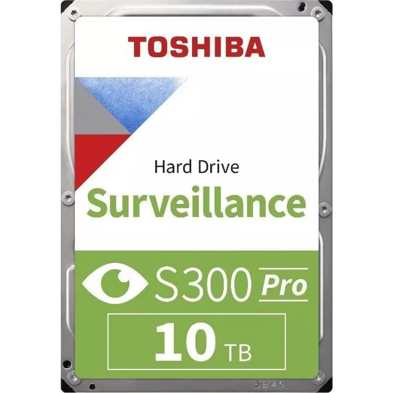 Toshiba S300 Pro Surveillance interný pevný disk 10 TB 7200 RPM 512 MB 3.5 Serial ATA III