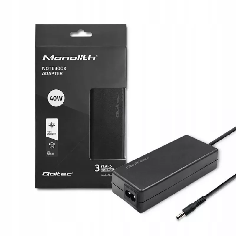 AC napájací zdroj 40W 12V, 3,33A, 5,5x2,1