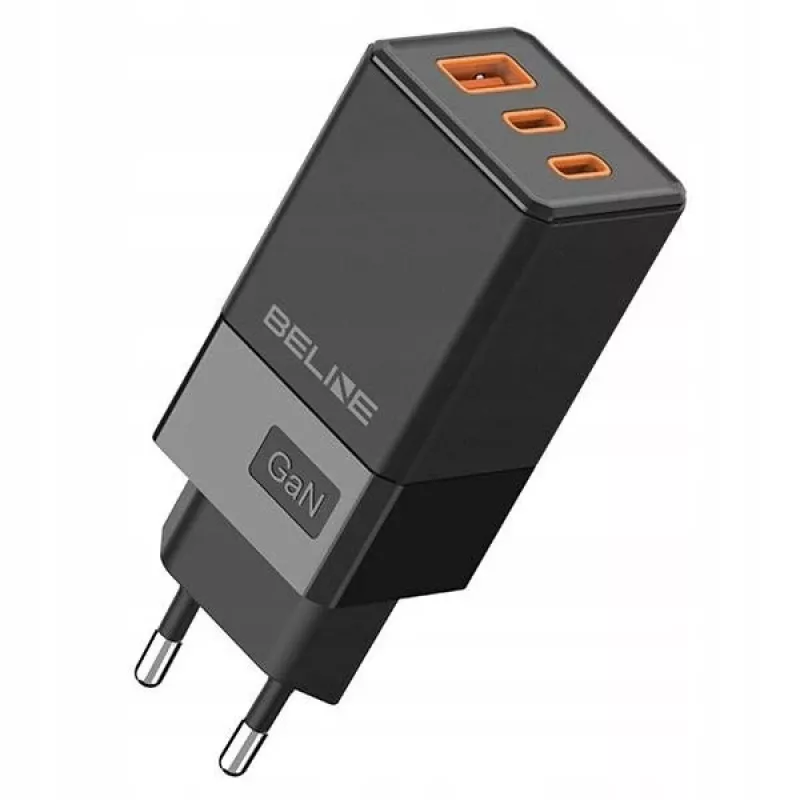 Nabíjačka Beline BELI02750 65W GaN s 2×USB-C a 1×USB-A