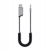 Savio TR-16 vysielač AUX adaptér s funkciou handsfree, Bluetooth 5.3, Google Assistant/Siri