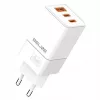 Beline sieťový adaptér 2x USB-C 1x USB 65W biely/biely (len hlava) PD 3.0 QC