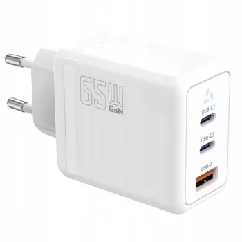 Nabíjačka TB AZTBXUL3USB65WW — 65W USB-C Power Delivery s 2 konektormi (1x USB-C, 1x USB-A)